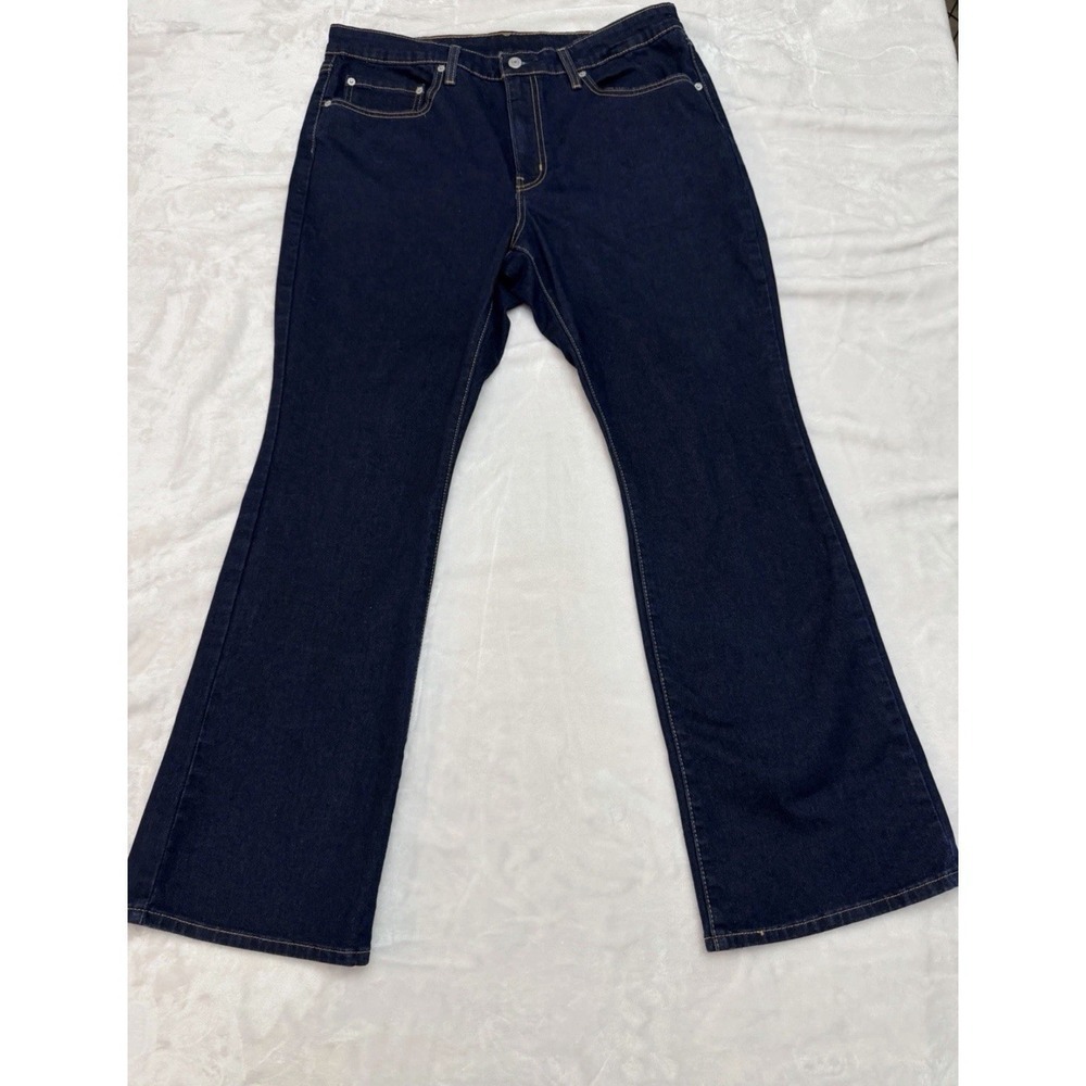 Levis 511 Slim Fit Jeans Mens W33 L30 Dark Blue Denim Stretch